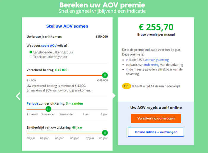 verzekeren tegen arbeidsongeschiktheid